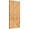Ekena Millwork Framed Board-n-Batten Shutters w/Z-Bar, Rough Sawn Western Red Cedar, 32 1/4W x 58H, PR RBF06Z32X058RWR - alternate 2